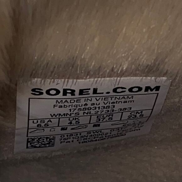 Sorel Women’s Tivoli III Green Suede Tall Winter Boot Size US 6.5 - Picture 9 of 9